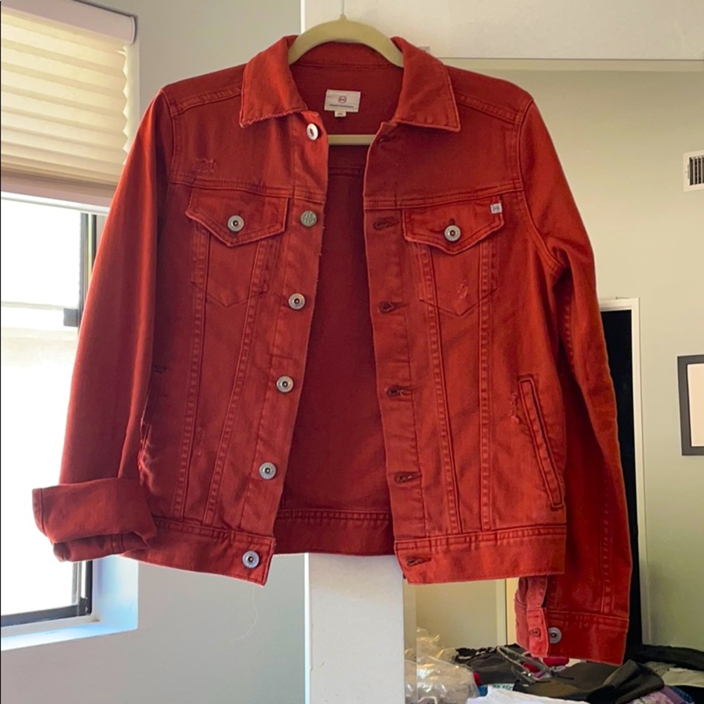 Red Jean Jacket (never worn)